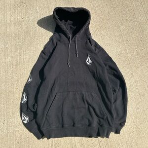 Black Volcom Stone surf hoodie